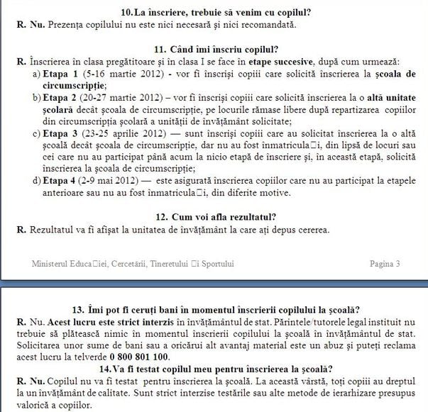 EXCLUSIV | La clasa pregătitoare nu se dau note, ci... buline colorate!