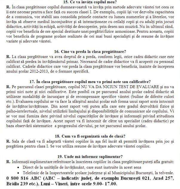 EXCLUSIV | La clasa pregătitoare nu se dau note, ci... buline colorate!