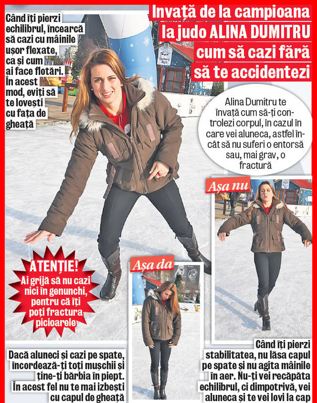 6 sfaturi ca să nucazi pe gheaţă | Nu purta tocuri, vei aluneca!