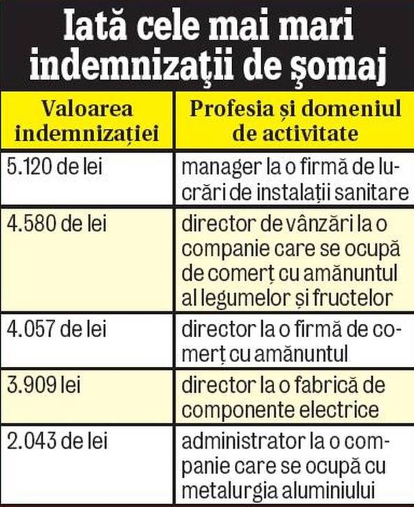 Cel mai norocos șomer ia 5.120 de lei pe lună!