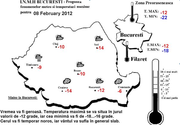 Nu scăpăm de ger și viscol! Află cum va fi vremea miercuri şi joi