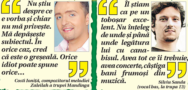 Mandinga, târâtă într-un scandal cu droguri | VIDEO