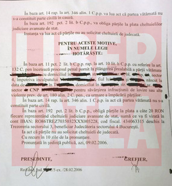 Iată DOVADA! Poliţistul criminal şi-a bătut vecinii, le-a tăiat cablul de la telefon, lumina, gazele și apa dar a fost declarat nevinovat