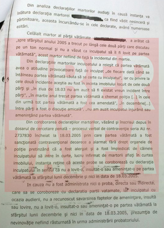 Iată DOVADA! Poliţistul criminal şi-a bătut vecinii, le-a tăiat cablul de la telefon, lumina, gazele și apa dar a fost declarat nevinovat