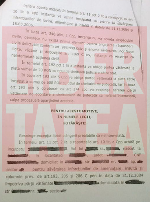 Iată DOVADA! Poliţistul criminal şi-a bătut vecinii, le-a tăiat cablul de la telefon, lumina, gazele și apa dar a fost declarat nevinovat