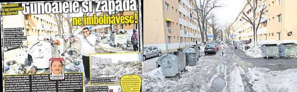 O nouă modă se răspândeşte în Bucureşti: Gunoaiele, semnalate cu pancarte