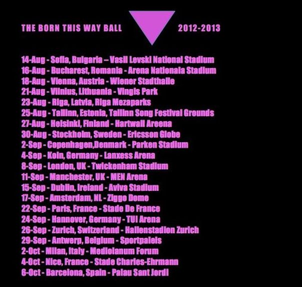 Lady Gaga şi-a anunţat concertul de la Bucureşti pe Facebook