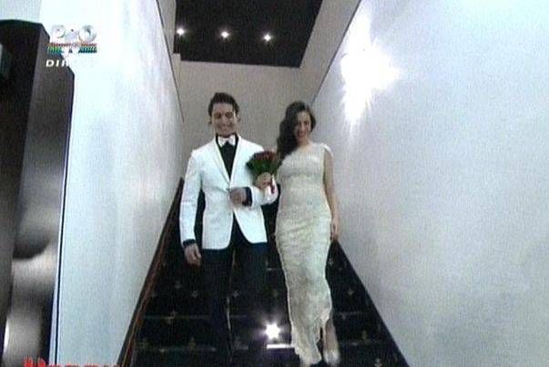 Raluca Pastramă și Pepe la cununie / captura Pro TV