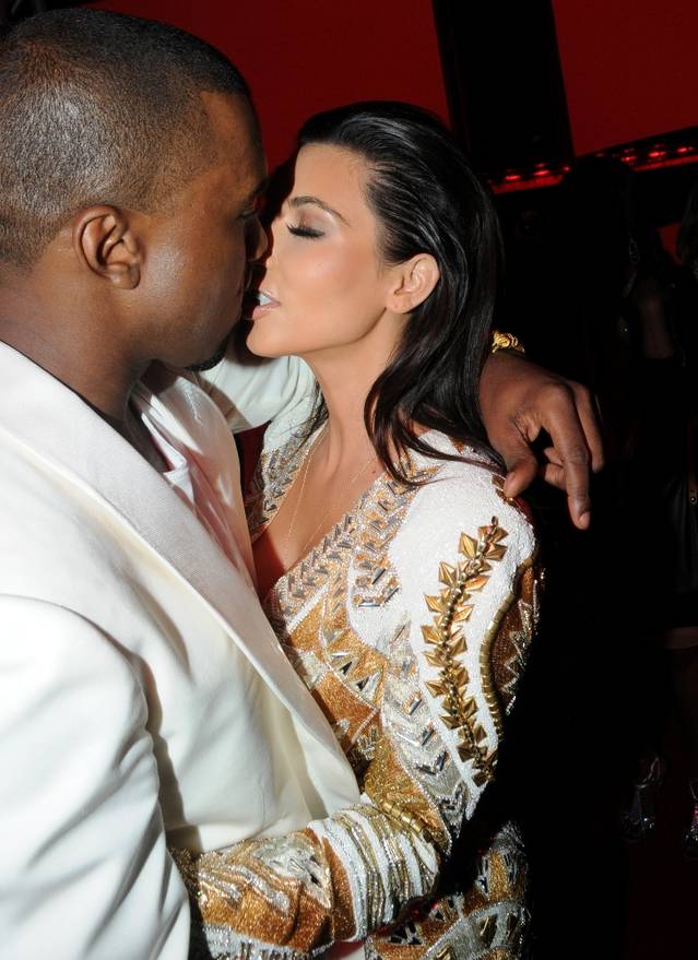 Kim Kardashian şi Kanye West la Cannes