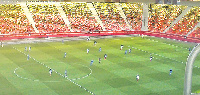 Ieri, juniorii au testat iarba pe care vor juca Bilbao şi Atletico