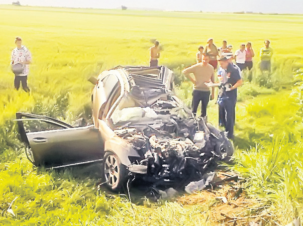 Mașina s-a fåcut praf în urma impactului Rudele lui Alin Popa "regele transporturilor": "Vei rămâne un înger pentru noi!"