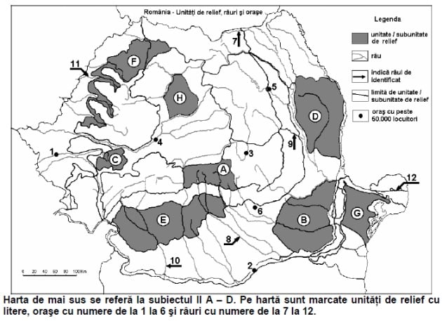 Subiecte BAC 2011 - Geografie, sesiunea iunie 2011