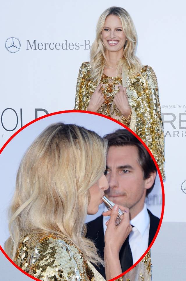 Karolina Kukova se dă cu ruj pe covrul roşu de la Cannes