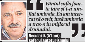 Sfârşit tragic pentru o femeie din judeţul Iaşi! / A împins-o vântul în faţa maşinii