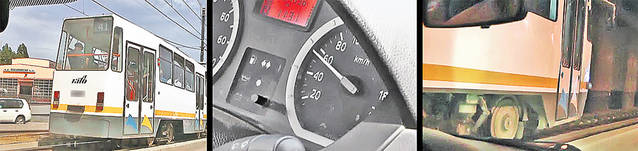 Tramvaiele groazei | Pasajul Lujerului din Capitală e ca «o pistă de curse» pentru tramvaie | VIDEO