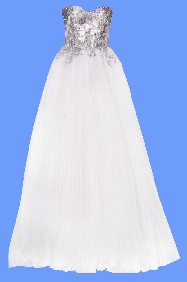 Această rochie de mireasă face parte din noua colecție lansată de Mirela Stelea