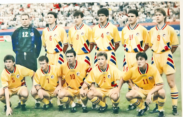 Tricolorii, înainte de meciul de la Workd Cup 1994