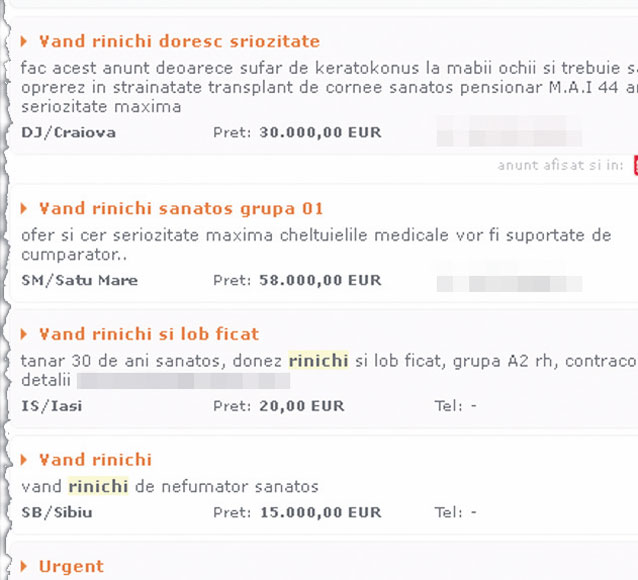 Conversaţie halucinantă cu doi români dispuşi să-şi vândă rinichii | AUDIO