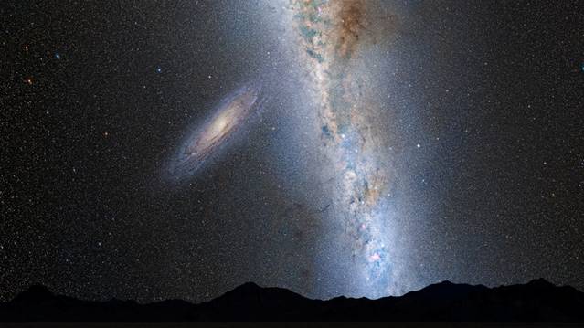 Explozia Căii Lactee, simulată de NASA