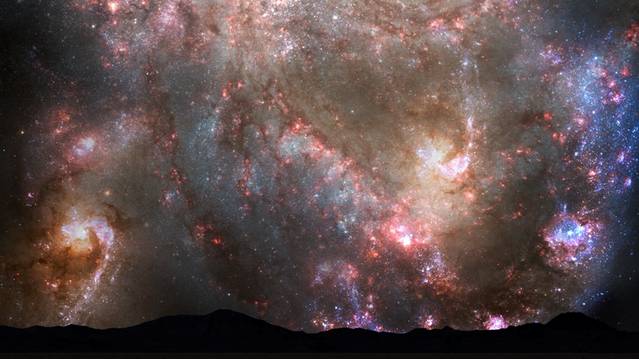 Explozia Căii Lactee, simulată de NASA
