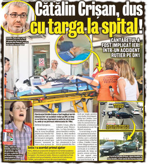 Cătălin Crişan a pierdut mii de euro din cauza accidentului de maşină | A ratat concerte din campania electorală