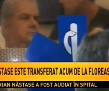 Adrian Năstase a fost transferat la spitalul penitenciarului Rahova | VIDEO
