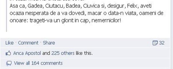 Replică ŞOCANTĂ a jurnalistului Robert Turcescu: "Gâdea, Ciutacu, Badea, Ciuvică şi Felix, trageţi-vă un glonţ în cap, nemernicilor!"