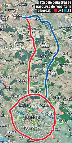 Autostrada a pierdut bătălia cu DN1 din cauza «Centurii». A3 abia inaugurată a ratat testul eficienței făcut de reporterii Libertăţii