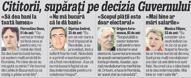 În timp ce toată lumea era cu ochii aţintiţi pe suspendarea preşedintelui, guvernul condus de Victor Ponta, pe furiş, i-a aranjat pe revoluţionari: Le dă din nou indemnizaţii