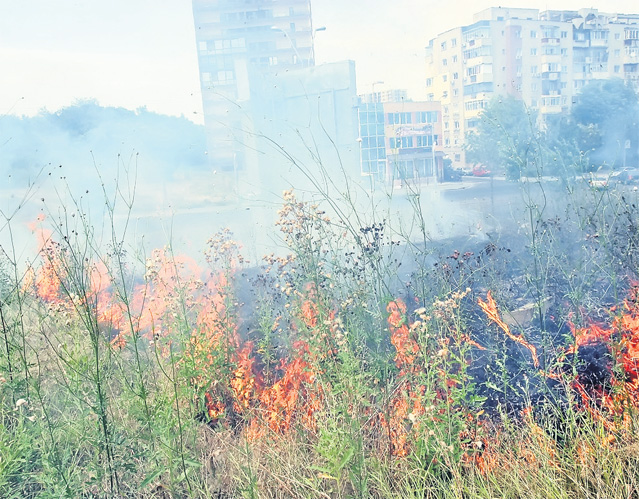 România este în flăcări. Din cauza secetei, vegetaţia uscată s-a aprins în aproape jumătate din ţară