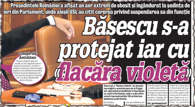 TEHNICA SUBLIMINALĂ cu care BĂSESCU încearcă zi de zi să-i îmbuneze pe români