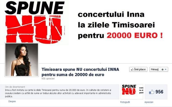 INNA, în centrul unui SCANDAL URIAŞ! De ce sunt TIMIŞORENII FURIOŞI pe ea?