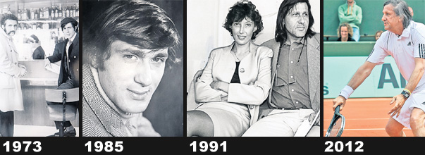 Ilie Năstase se plimbă cu scuterul de la Ţiriac | EXCLUSIV