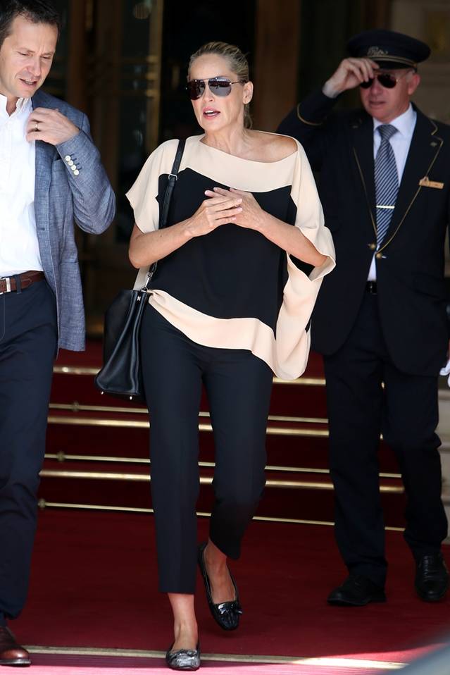 Sharon Stone la Paris Sharon Stone la Paris