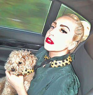 Ce cumințică se dă Lady Gaga!