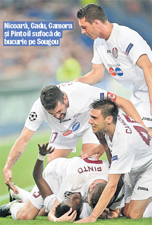 Pe aici a trecut «Vântul» Asta e porecla extremei senegaleze Modou Sougou, eroul lui CFR Cluj de la Basel