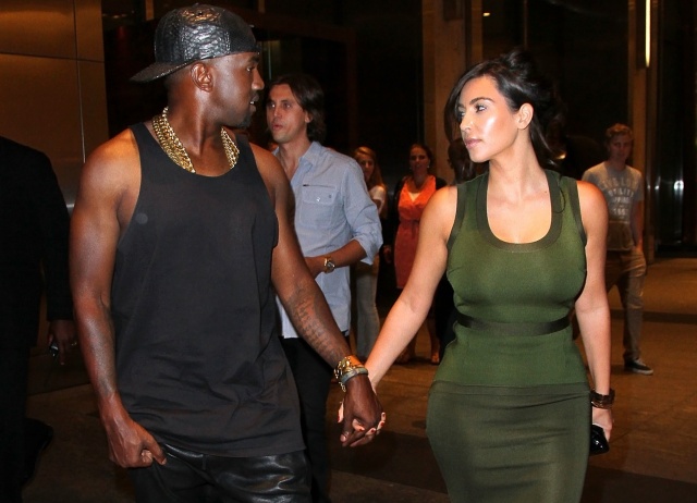 Kanye West si Kim Kardashian