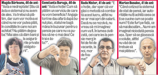 Pentru angajaţii de azi nu vor mai fi bani de pensii