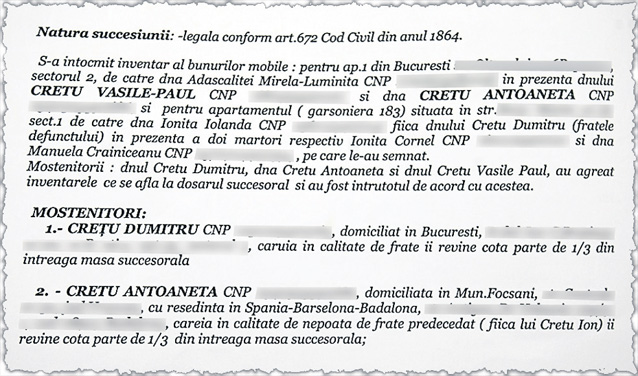 Război între moștenitorii lui Johnny Răducanu