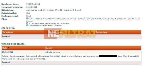 Irinel Columbeanu PIERDE TOT? Executorii au primit OK-ul să-i intre în vila din Izvorani  