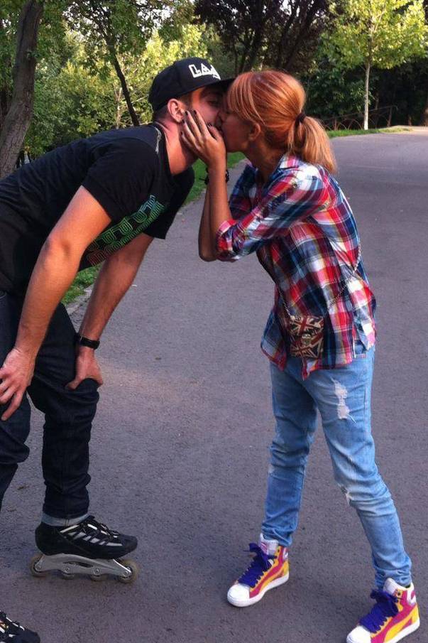 Sylvia și actualul iubit, Dragoș