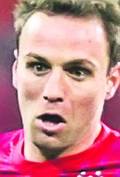 Stefan Nikolici, atacantul muntenegrean al Stelei, a marcat în poarta celor de la FC Copenhaga după ce a atins balonul cu toate părţile corpului