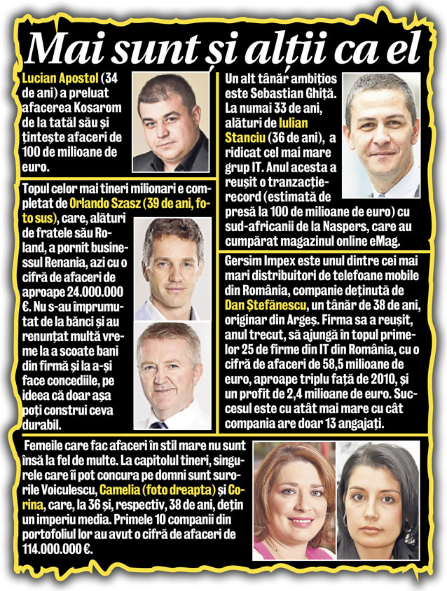 Antoneasco, ce partidă ai pierdut! Iustin Paraschiv, fostul iubit al cântăreței, e cel mai avut tânăr om de afaceri din Top 300 Capital 2012 «Cei mai bogaţi români»