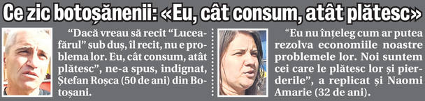 Ce-i sfătuieşte compania de apă din Botoşani pe consumatori pentru a nu face risipă: «Cântaţi cântece mai scurte în duş!»