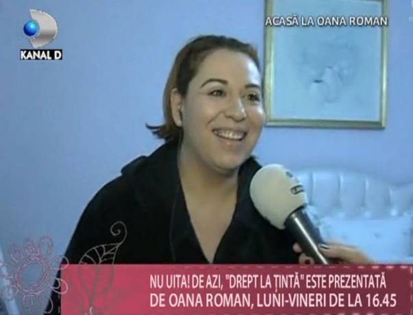 Oana Roman, la primele ore ale zilei