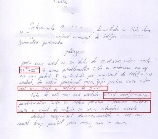 INCREDIBIL! Iubitul n-a putut s-o contacteze 10 minute și a lăsat-o! Cum i-a distrus RELAȚIA unei românce o companie de telefonie mobilă! Citește aici PLÂNGEREA SAVUROASĂ!