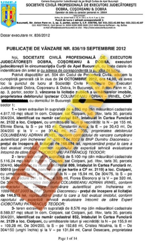 LOVITURĂ GREA pentru Irinel Columbeanu! Va pierde o AVERE