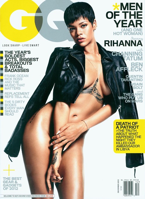 Rihanna, DEZBRĂCATĂ în revista GQ | FOTO