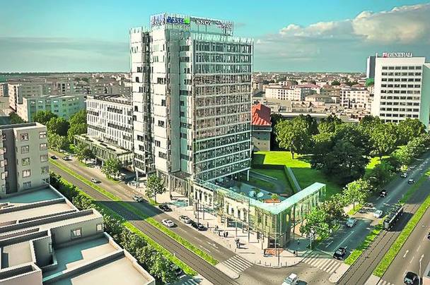 Un turn de 15 etaje şi o clădire cu 6 niveluri vor fi construite la intersecţia străzilor Buzeşti şi Calea Griviţei