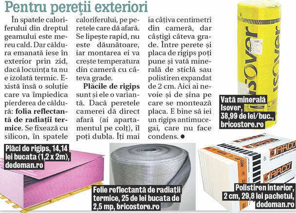 Trucuri pentru a-ţi izola casa împotriva frigului